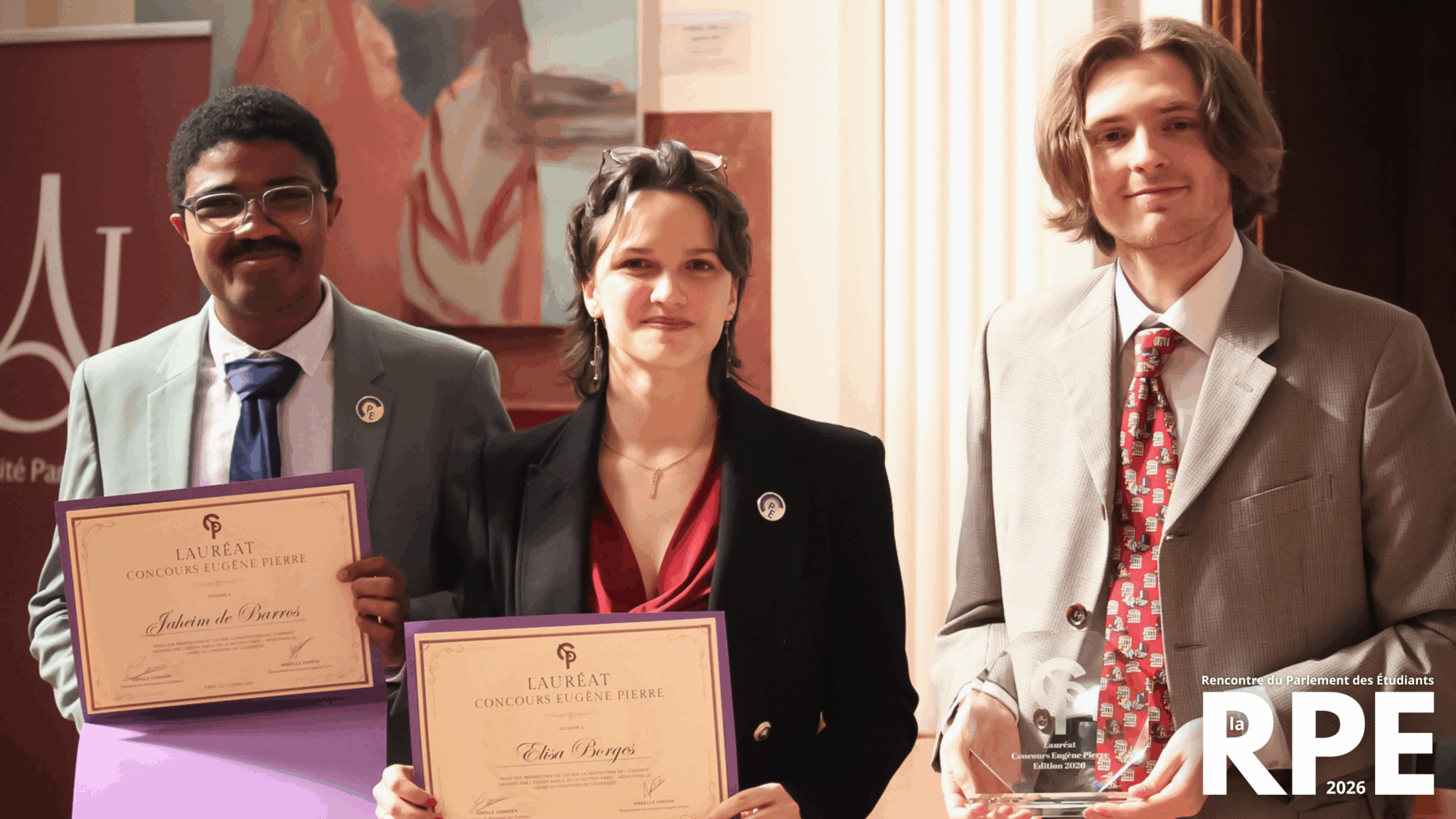 L'équipe de la section Paris - Assas, gagnante du concours Eugène Pierre