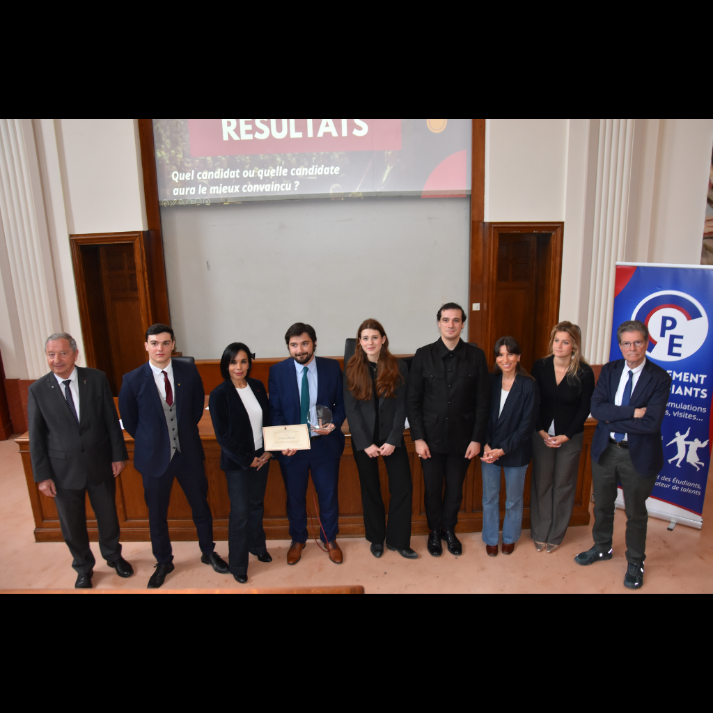 Paul Tirado, grand gagnant, et le jury